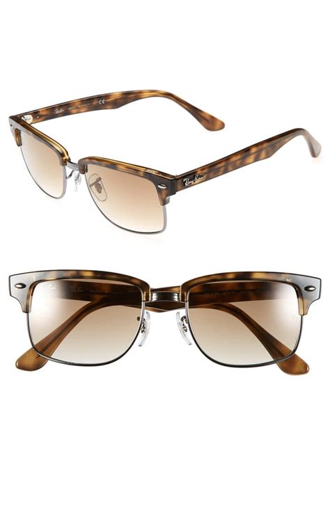 clubmaster' square 52mm sunglasses